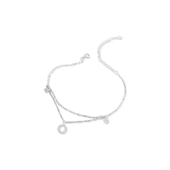 JUICY GRAPE S925 Silver Anklets Women's