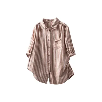 Cypress House Shirt Women's Pink Stripes