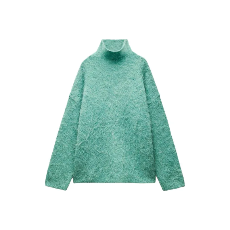 ZARA Knitwear Women's Aqua Green-0