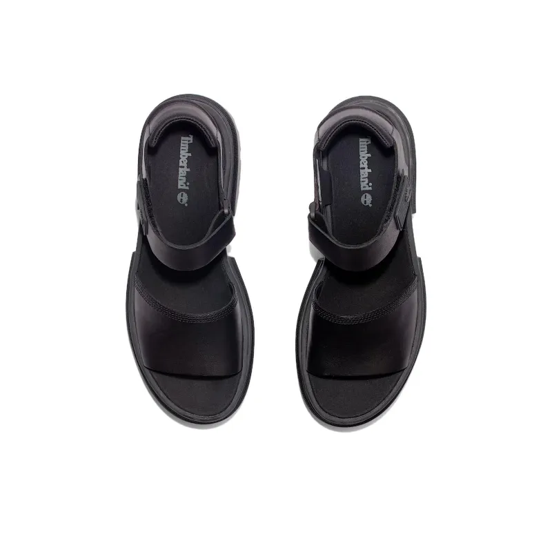 Timberland Everleigh Beach Sandals Women's Black-3