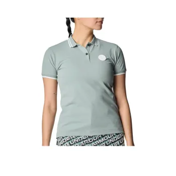 Under Armour Polo Shirt Women's Silica Green / White348