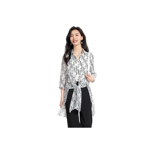 Coredorm Shirt Women's Black White Heather