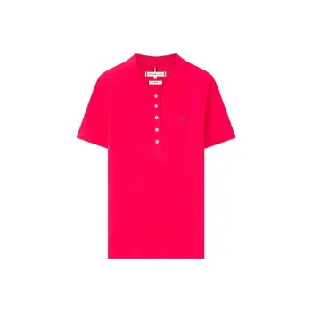 Tommy Hilfiger Polo Shirt Women's Dark Red