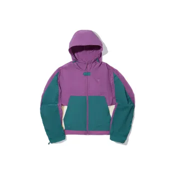 LiNing Jackets Coats Women's Crystal Purple/Light Cream Yellow/Water Jasper