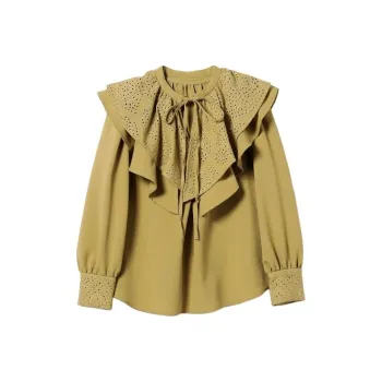 Beams Shirts Women's Mustard
