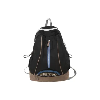 WICKBUEN Nylon With Suede Backpack Unisex Multicolor
