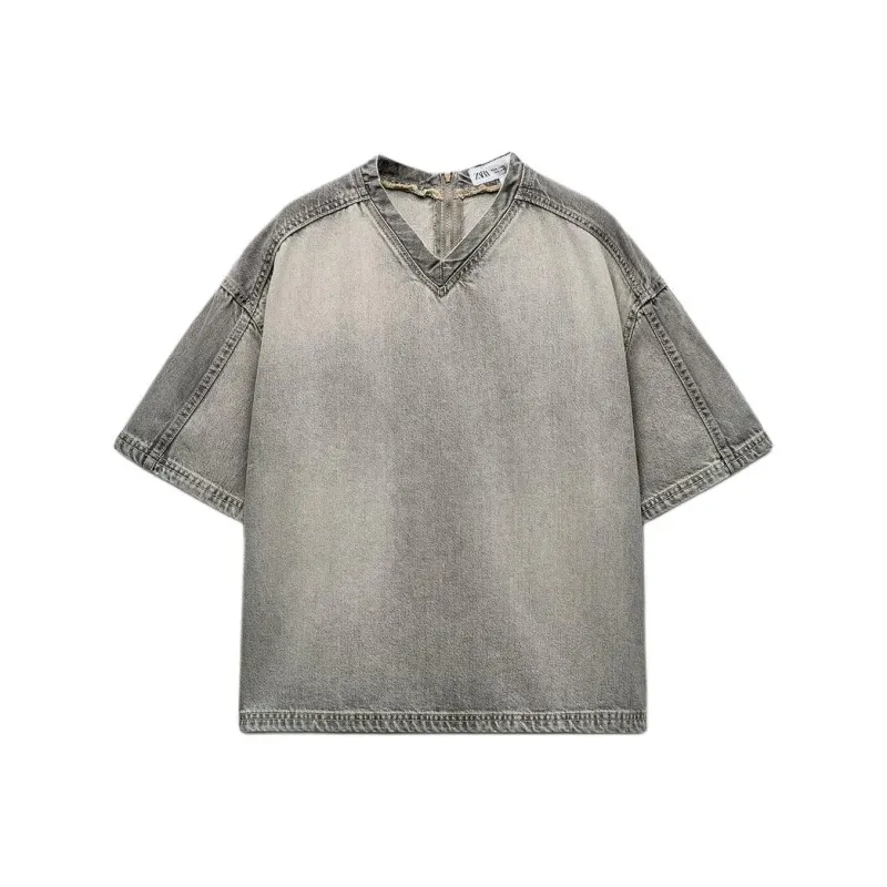 ZARA Shirts Women's Light Gray-0