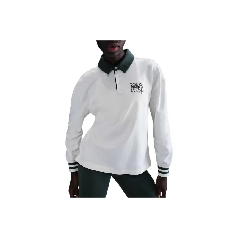 Nike Sportswear Essential Women's Oversized Long Sleeve Polo-0