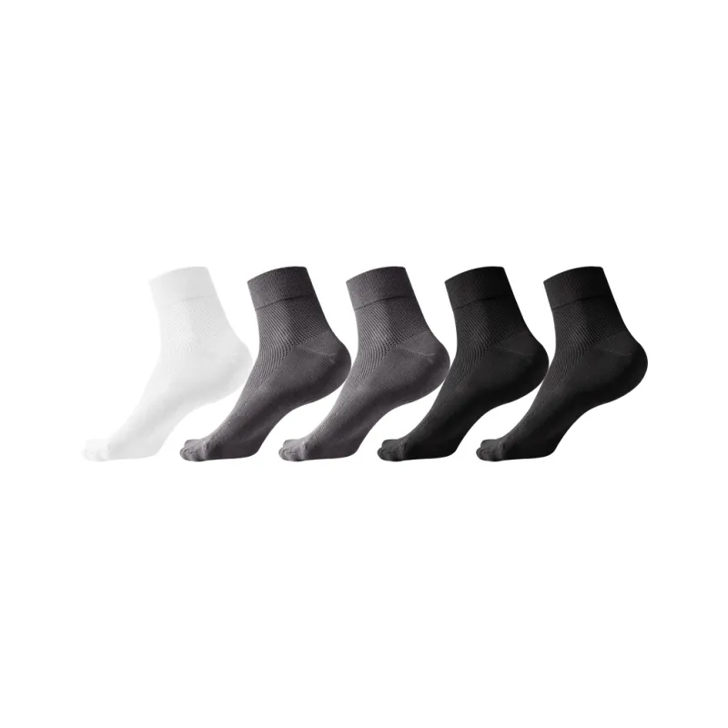 MIIOW Mid Calf Socks Men's 5 Pack-29