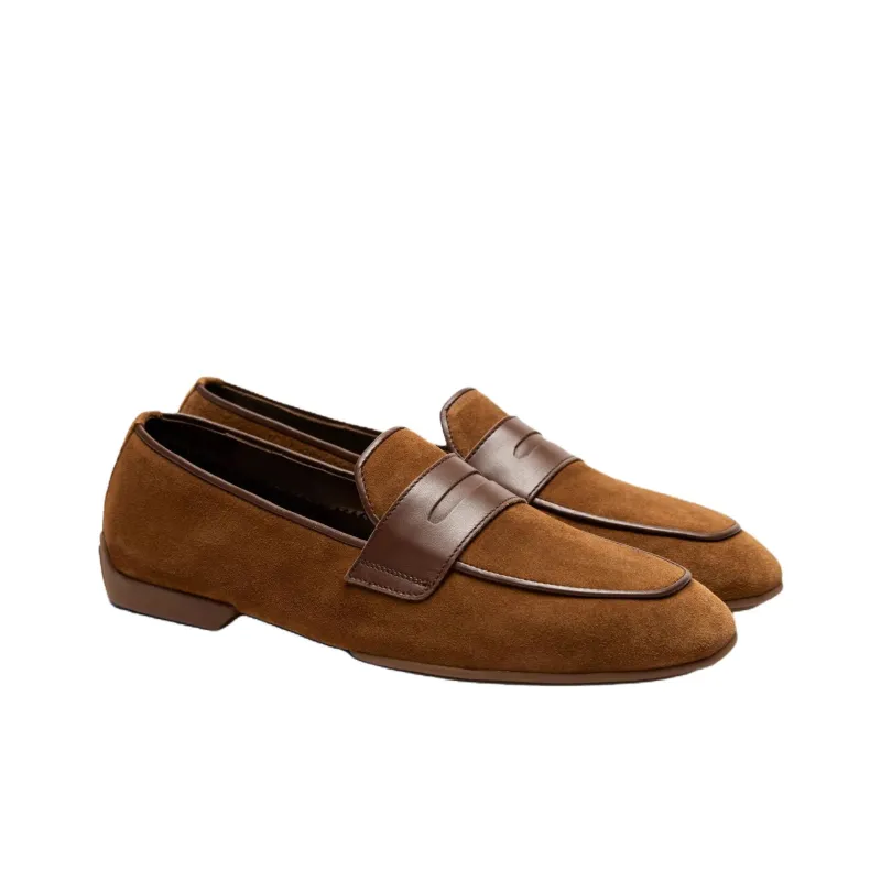BRIONI Monza Casual Shoes Men's Caramel Brown-2