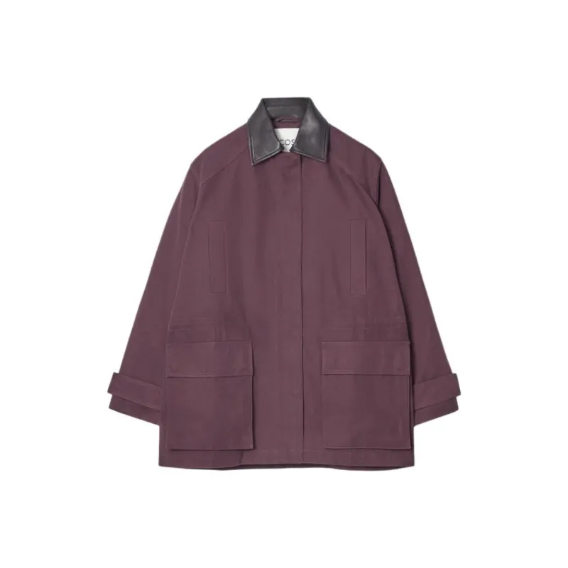 COS Jackets Coats Women's Burgundy-0