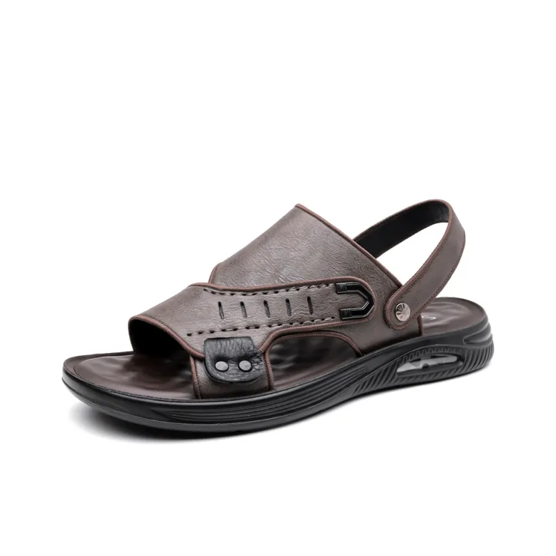 Sonno Beach Sandals Men Black/Brown-5