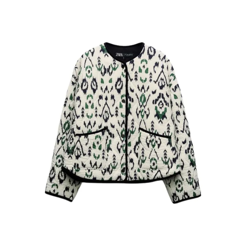 ZARA Jackets Coats Women's Green-0