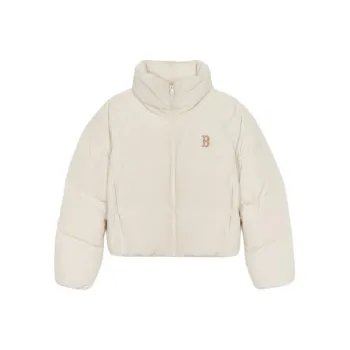 MLB Boston Red Sox Down Jacket Women's Dark Cream