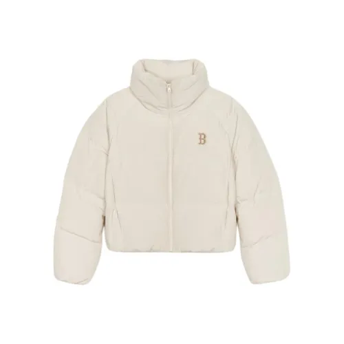 MLB Boston Red Sox Down Jacket Women's Dark Cream