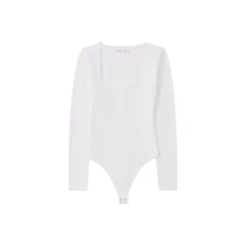 Abercrombie＆Fitch Bodysuits Women's White