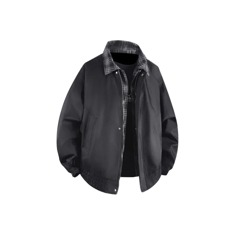 WJBS Jackets Coats Unisex Black-0