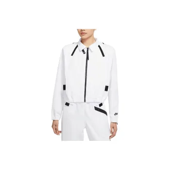Nike Sportswear Women's Breathable Sport Zip Up Jacket White