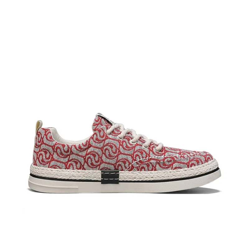 RENBEN Breathable And Lightweight Low Top Canvas Shoes Men's-7