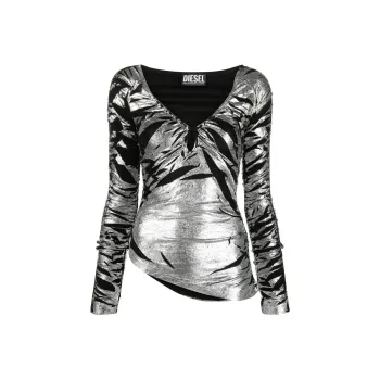 DIESEL Jackets Women's Silver