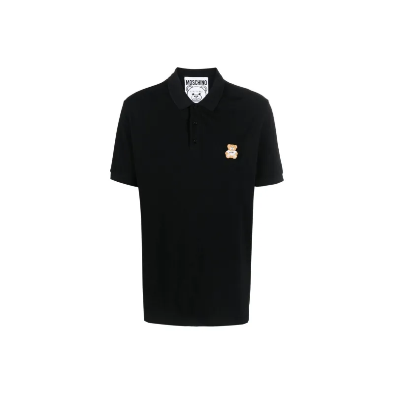 MOSCHINO Teddy Bear Piqué Polo Shirt-0