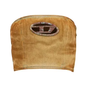 DIESEL Denim Tube Top 'Light Brown'