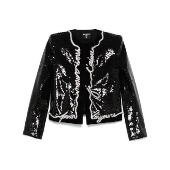 BALMAIN Love Letter print Jacket