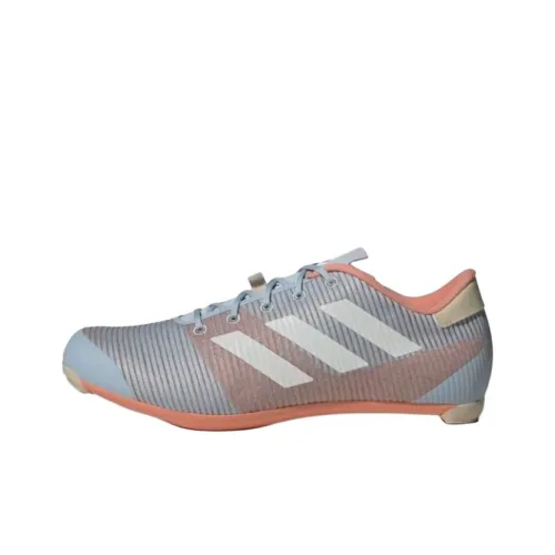 Adidas Anti Slip Wear Resistant Low Top Cycling Shoes Unisex Gray Orange