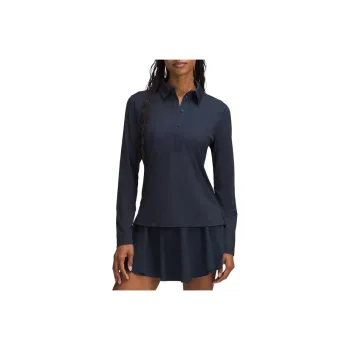 Lululemon Quick DryLong Sleeve Polo Shirt Women's