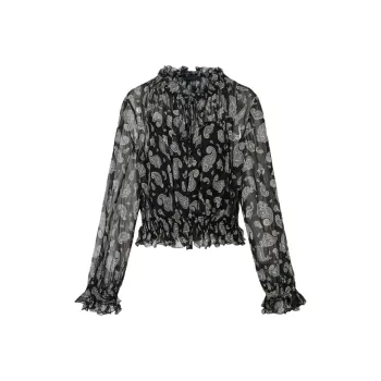 MOCO Shirt Women's Black With White Multicolor