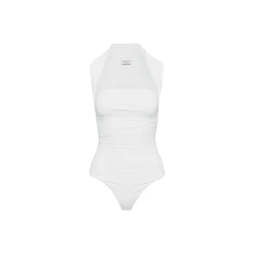 ARITZIA Aritzia Contour Flourish Bodysuit Bodysuits Women's Bright White/Bright White