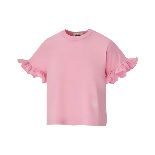 Onitsuka Tiger x Patou Drop Shoulder Sleeve T-Shirt Women's Pink