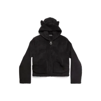 Balenciaga Jackets Coats Regular Fit Women's Black