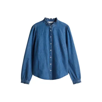 H&M Shirts Women's Denim Blue
