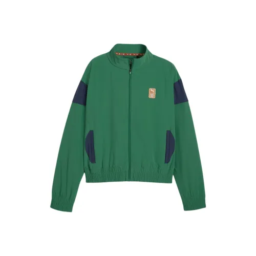 PUMA x First Mile Collaboration Women's Running Jacket Jackets Coats Women's Green