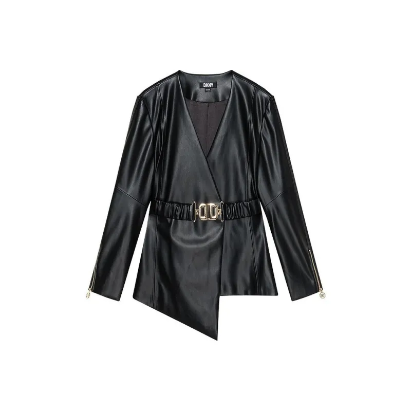 DKNY Jackets & Coats Women's Black-0