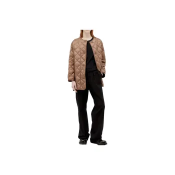 MaxMara Buttoned Long-Sleeved Quilted Jacket