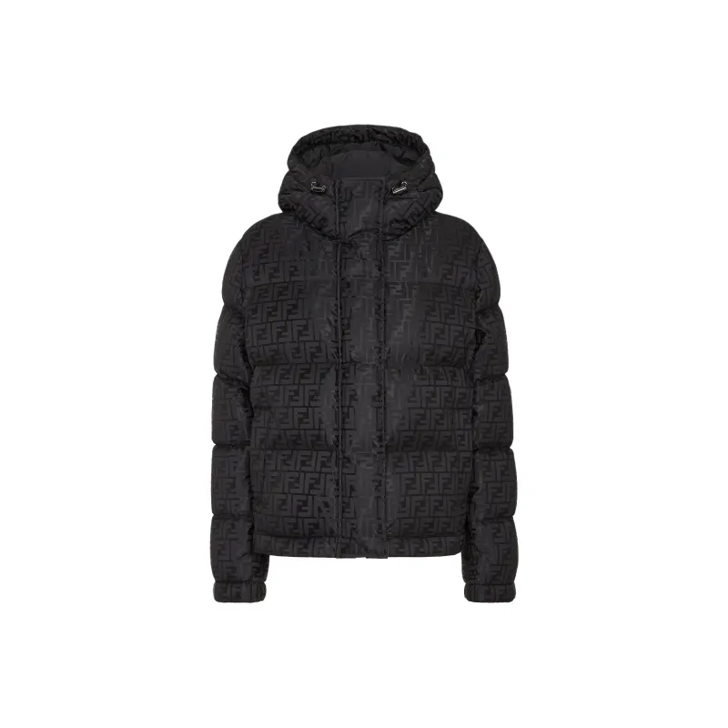 FENDI Ff Jacquard Hooded Jacket-0