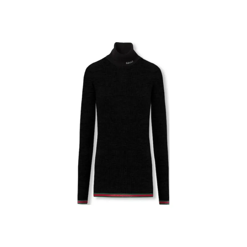 GUCCI Turtleneck Knitted Top-0