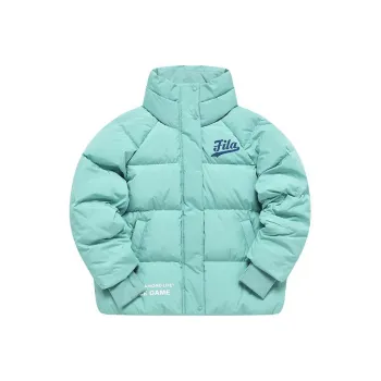 FILA FUSION BASEBALL Series Down Jackets Women's Wasabi Green