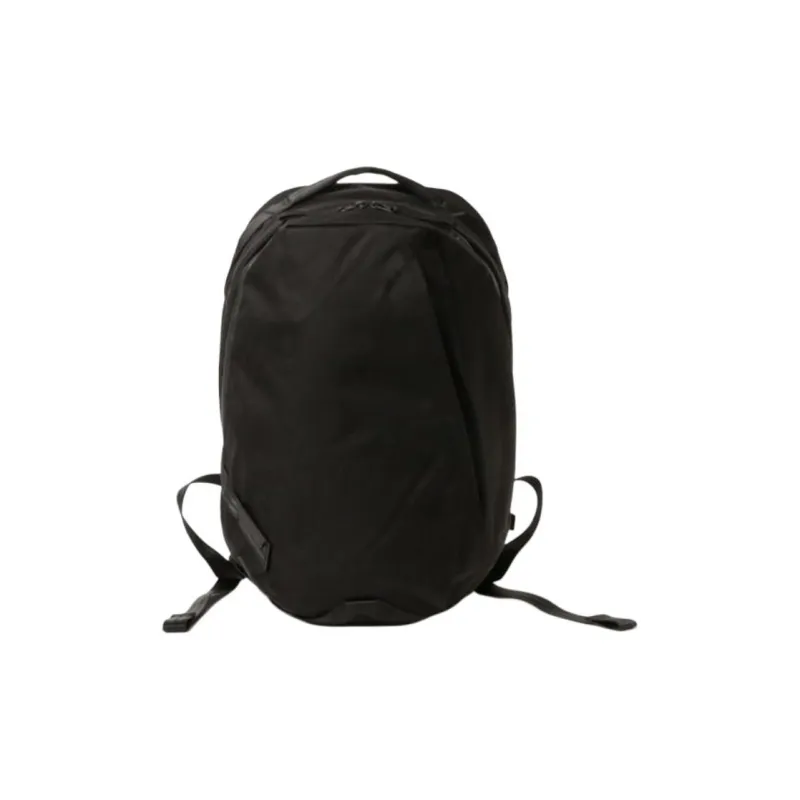 Beams Nylon Backpack Unisex Black-0