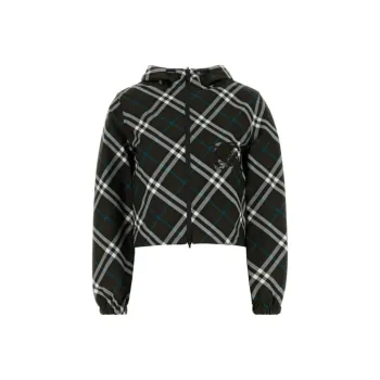 Burberry Checked Hooded Reversible Jacket