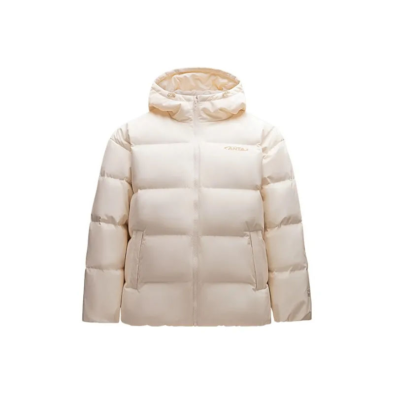 Anta Sports Life Collection Down Jacket Women's Vanilla Ecru-0