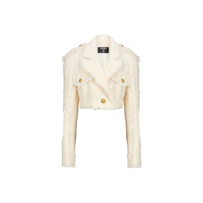 BALMAIN Jackets Women's Beige-0