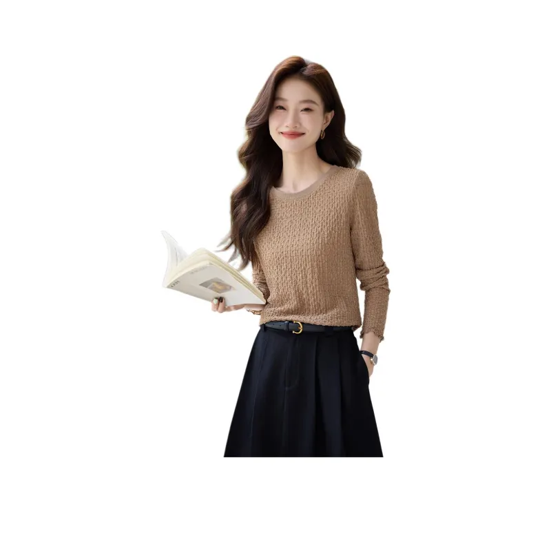 Mo Han Yi Mei T Shirt Women's Milk Tea-0
