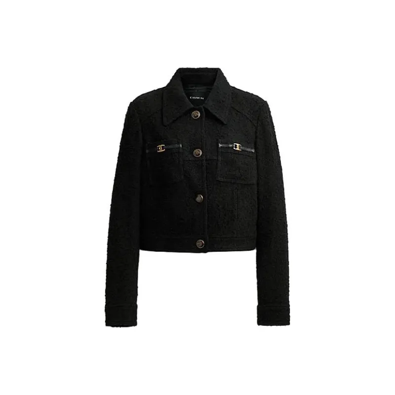 COACH Jackets Women's Black-0