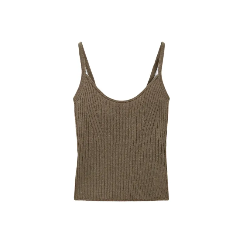 Massimo Dutti Camisole Women's Dark Green-0