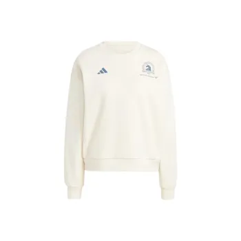 Adidas Boston Marathon® 2024 Fleece Sweatshirt Women's White