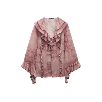 ZARA Shirt Women's Snakeskin Print