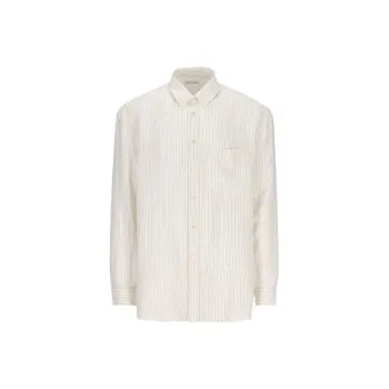 SAINT LAURENT Striped Long Sleeved Shirt